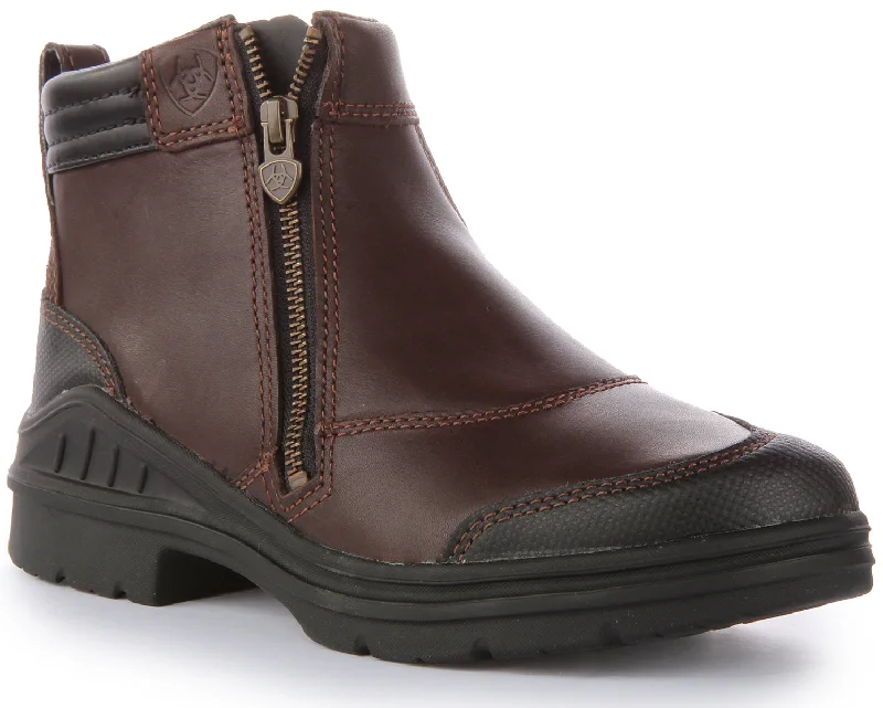 Ariat Barnyard Side Z In Dark Brown For Women