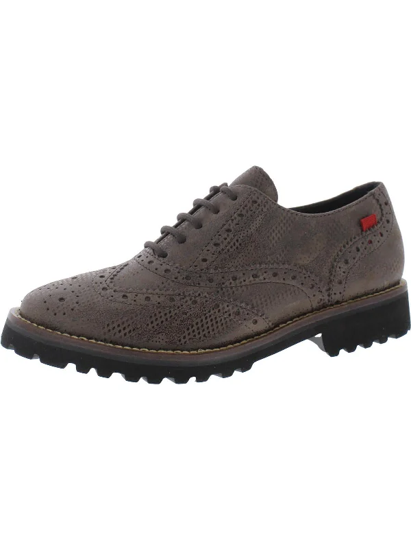 Central Park West Womens Brogue Oxfords