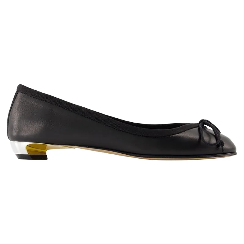 Armadillo Ballerinas - Alexander McQueen - Leather - Black