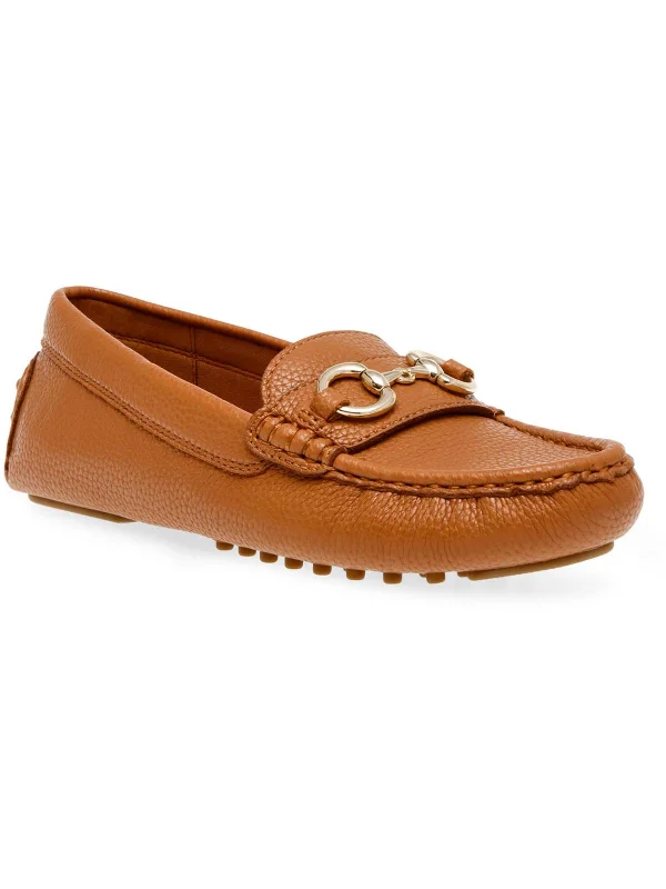 CHRYSTIE Womens Faux Leather Driving Moccasins Moccasins