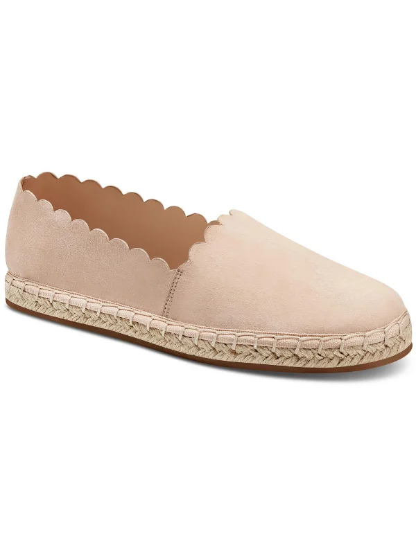 JOLIEE Womens Faux Suede Slip On Espadrilles