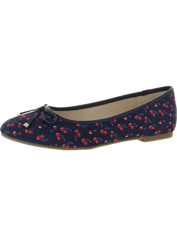 Kaii Womens Printed Cushioned Footbed Ballet Flats