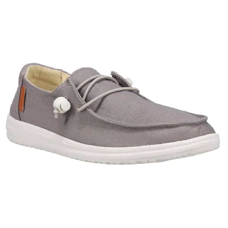 Women's Kayak Slip On Sneakers In Light Grey