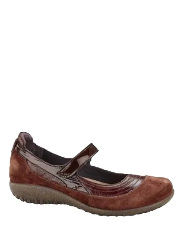 Women's Kirei Shoes In Luggage Rust Brown