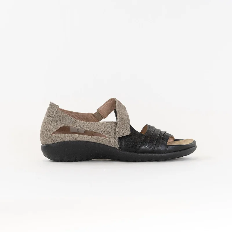 Naot Papaki (Women's) - Speckled Beige/Soft Black Leather