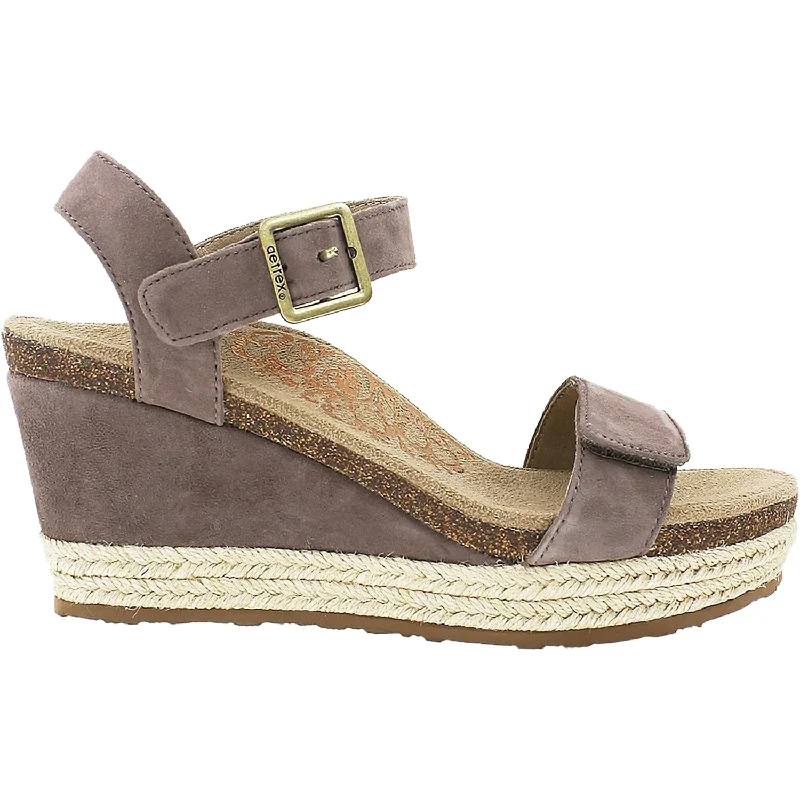 Women's Aetrex Sydney Deep Taupe Suede