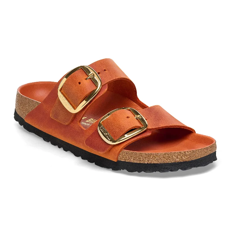 Birkenstock Arizona Big Buckle burnt orange oiled leather