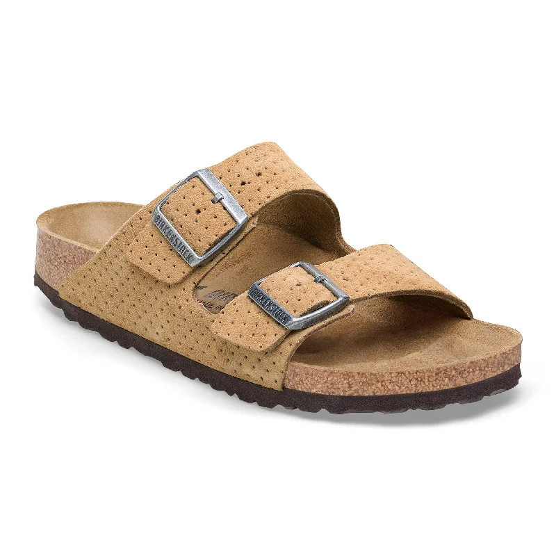 Birkenstock Arizona dotted new beige suede