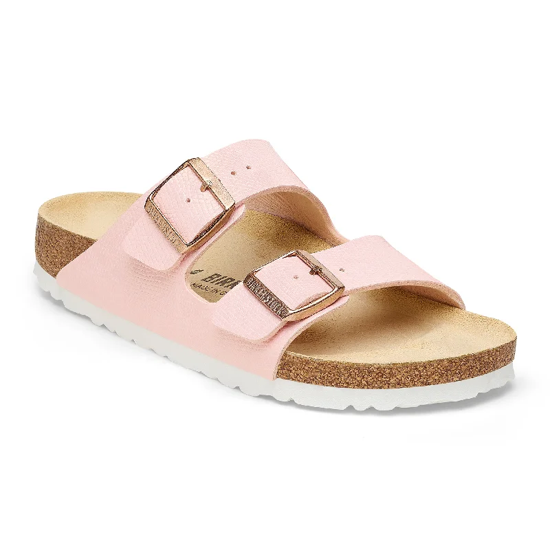 Birkenstock Arizona lizard embossed light rose Birko-Flor