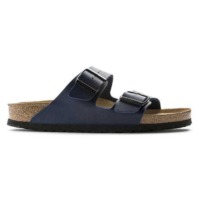 Birkenstock Women's Arizona Soft Footbed Navy Birko-Flor