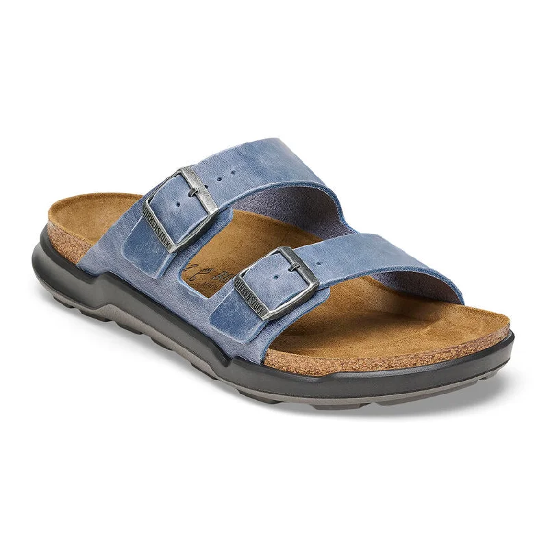 Birkenstock Men's Arizona Rugged elemental blue oiled leather