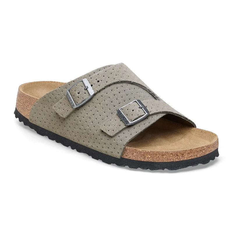 Birkenstock Zurich dotted stone coin suede