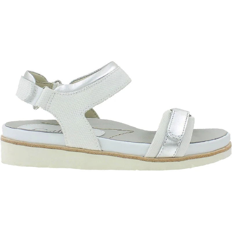 Women's Earthies Argo Light Grey Multi Leather/Linen