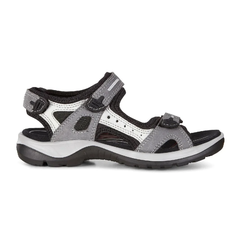 ECCO Women's 069563 Yucatan Sandal Road Titanium Leather