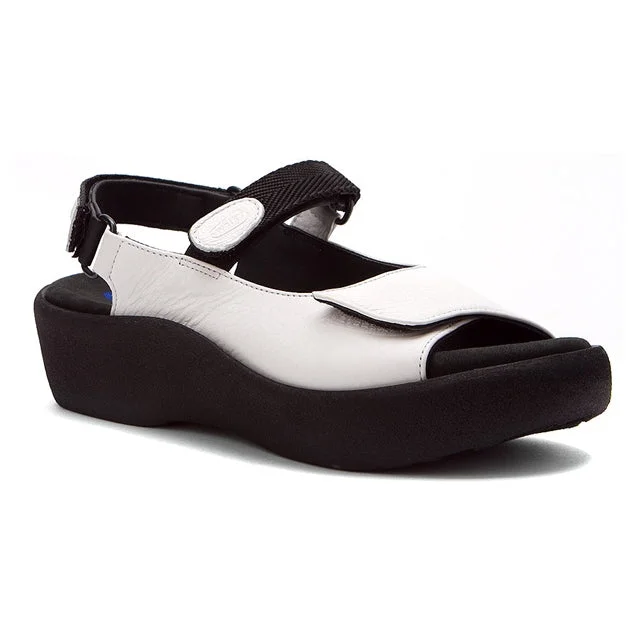 Wolky Jewel Sandal in White Leather (Women's)