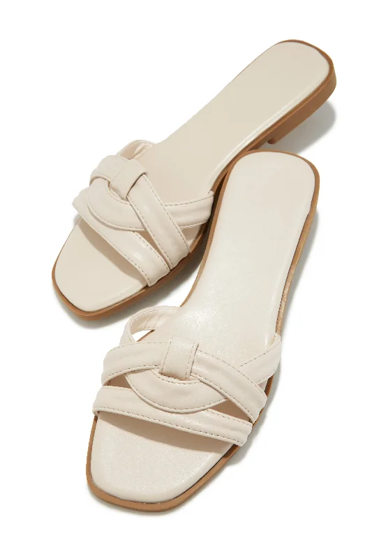 Maile Slip On Sandals - Ivory