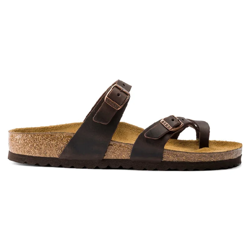 WOMEN'S BIRKENSTOCK MAYARI OILED LEATHER | HABANA