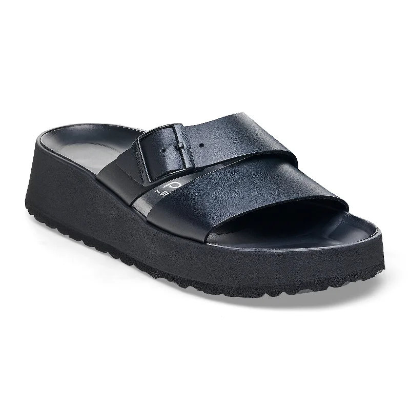 Papillio Almina black leather by Birkenstock