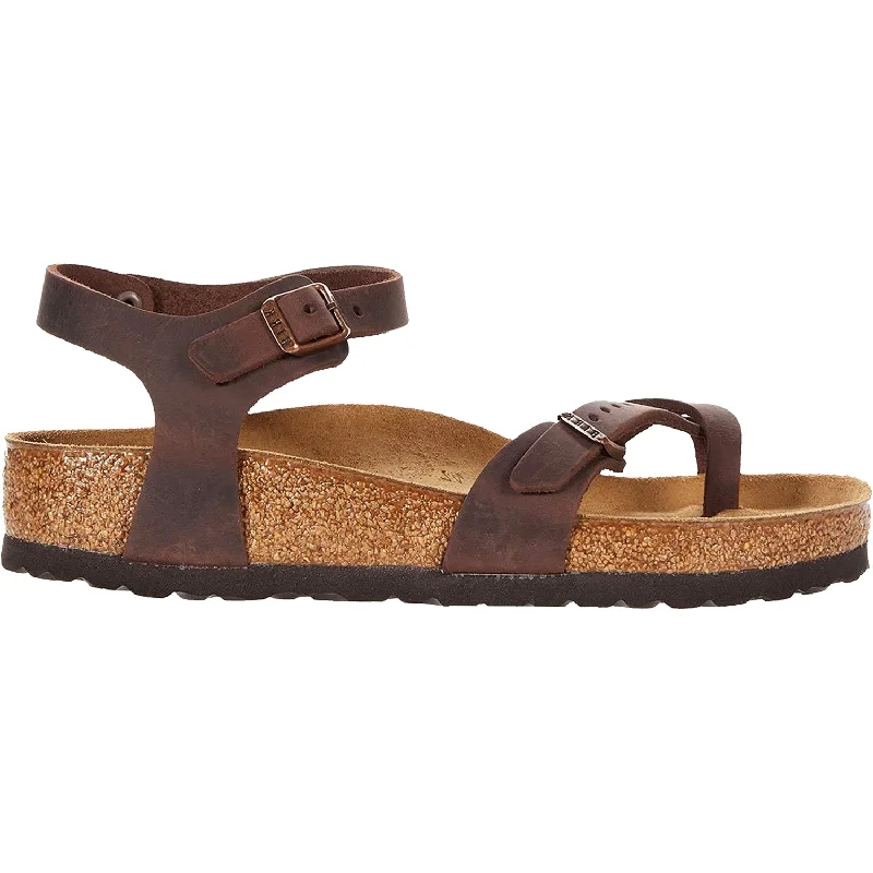 Women's Birkenstock Taormina Habana Oiled Leather