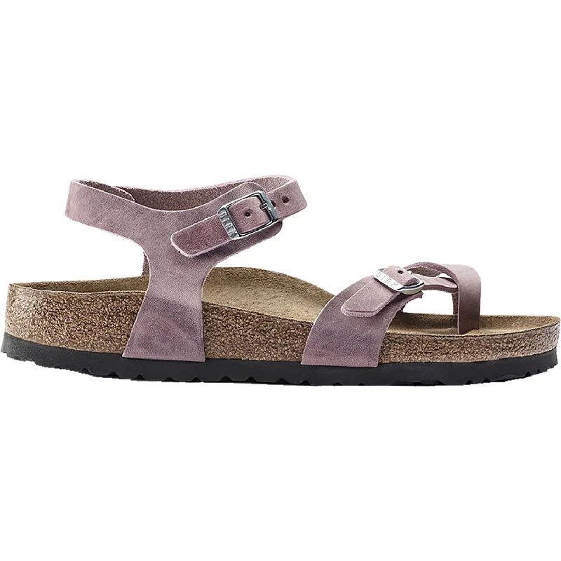 Women's Birkenstock Taormina Lavender Blush Oiled Leather