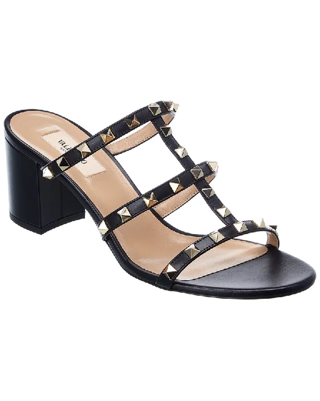 Valentino Rockstud Caged 60 Leather Sandal