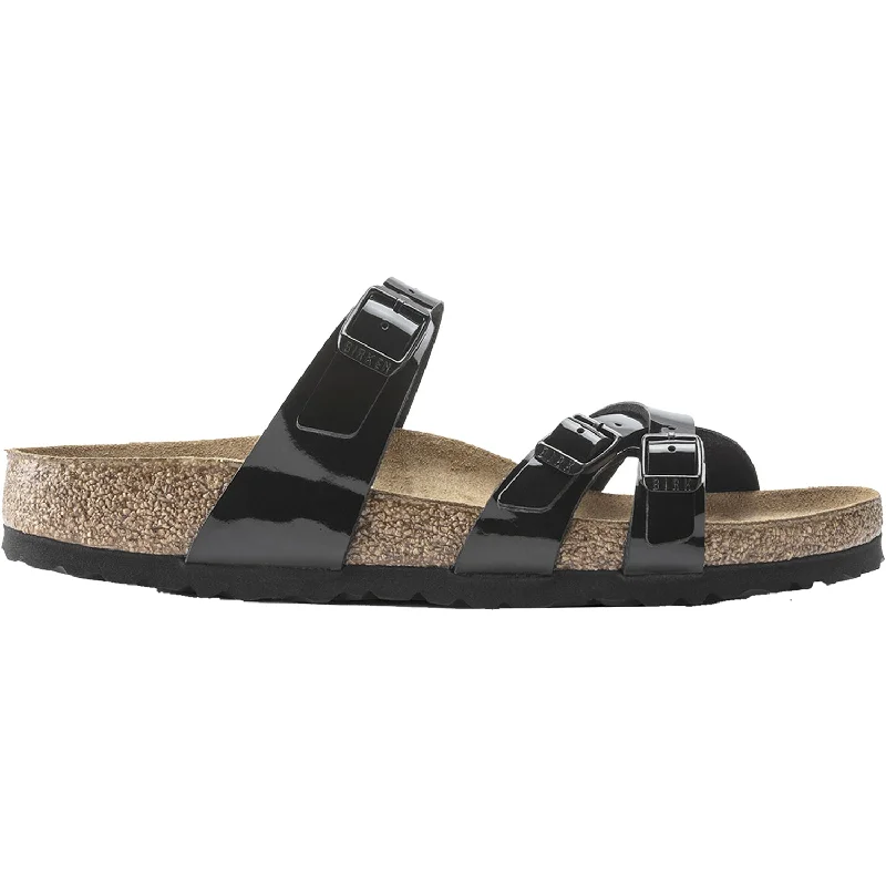 Women's Birkenstock Franca Black Patent Leather