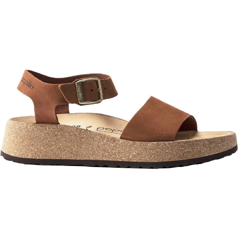 Women's Birkenstock Papillio Glenda Pecan Nubuck