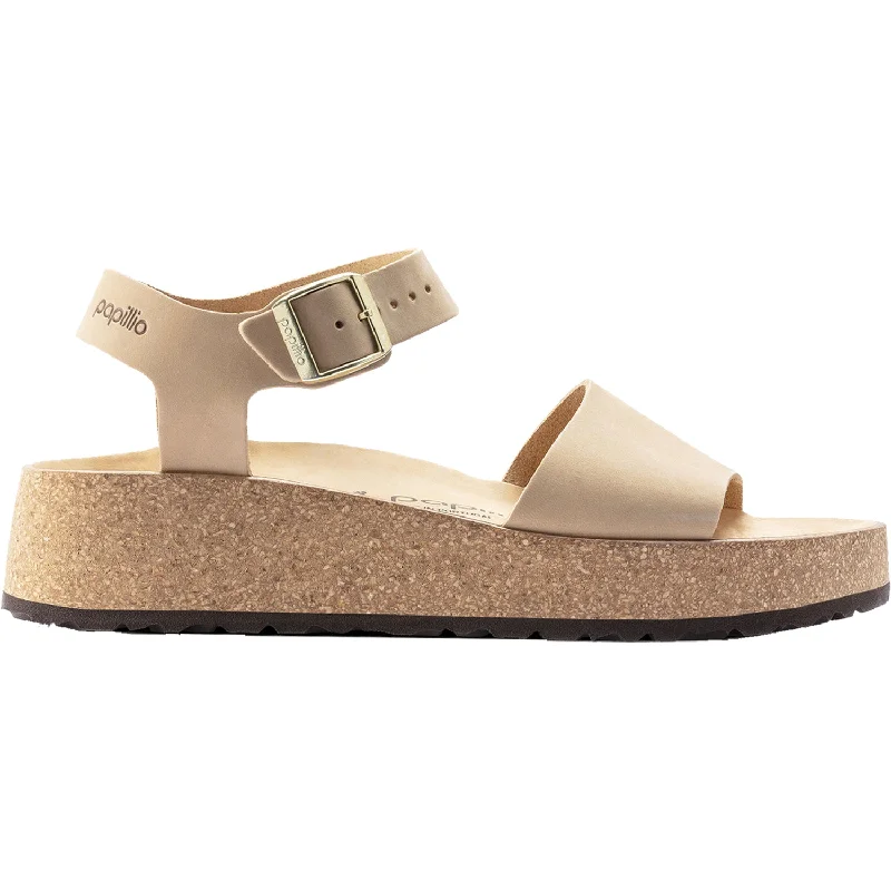 Women's Birkenstock Papillio Glenda Sandcastle Nubuck