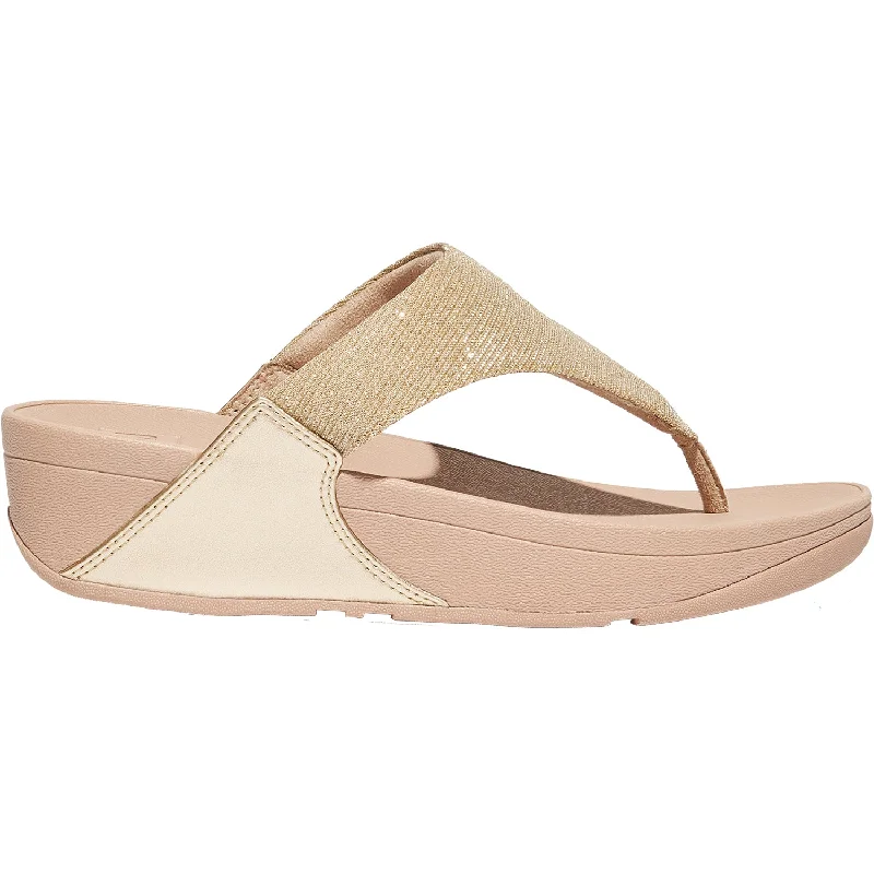 Women's FitFlop Lulu Shimmerlux Platino Fabric