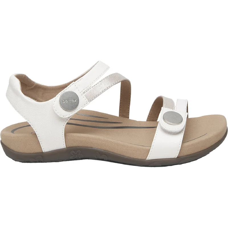 Women's Aetrex Jess White Synthetic