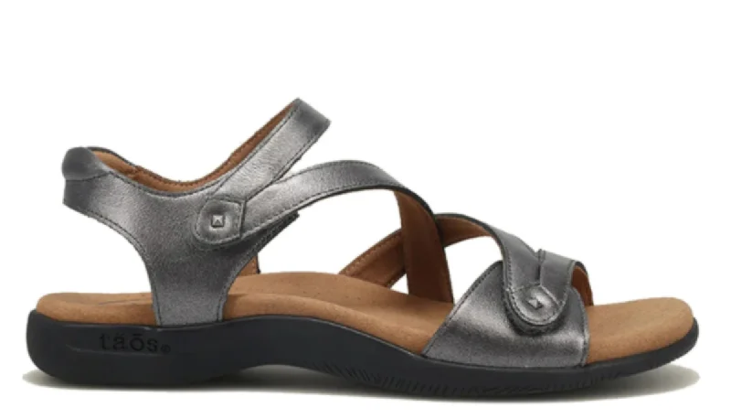 WOMEN'S TAOS BIG TIME SANDAL |  PEWTER