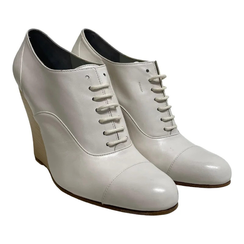 Vivienne Westwood/Heels/EU 37/Leather/WHT/wedges