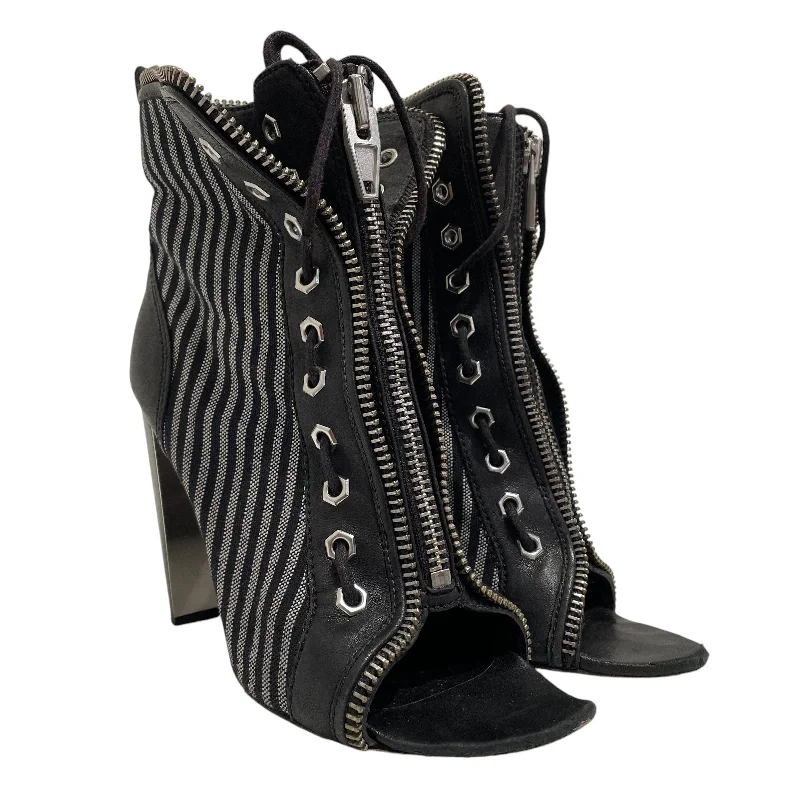 Alexander Wang/Heels/US 7.5/Stripe/Cotton/BLK/