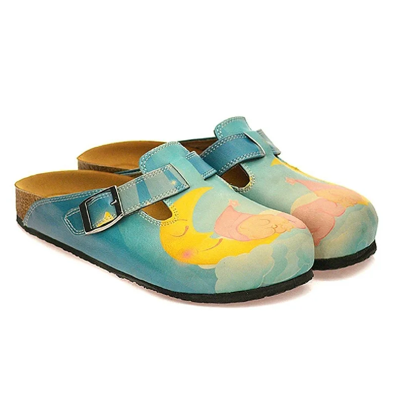 Blue Sleeping Baby Clogs CAL334