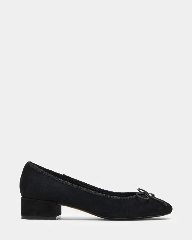 CHERISH BLACK SUEDE