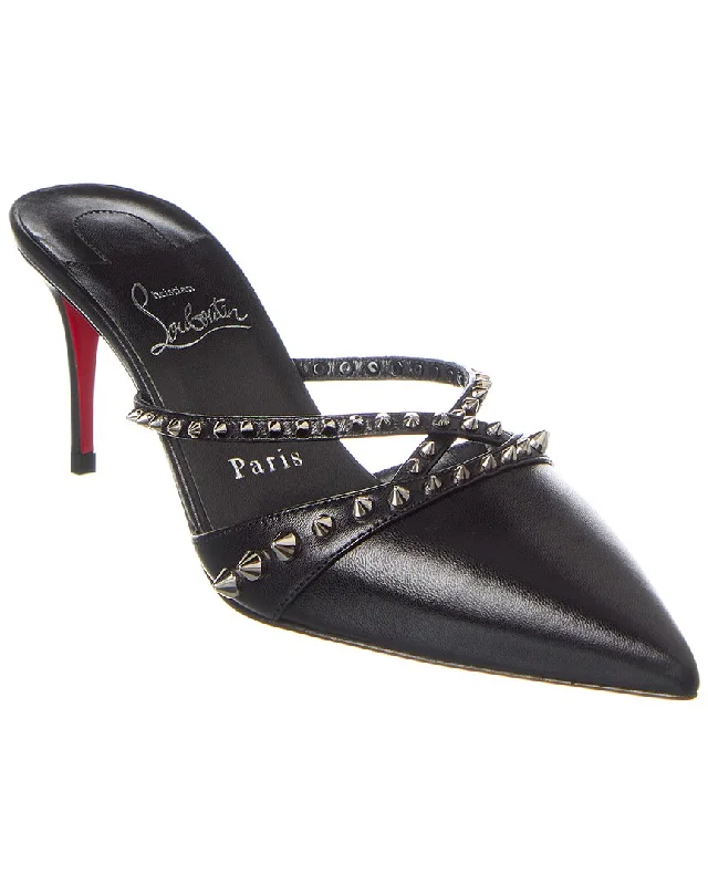 Christian Louboutin Tatoosh Spikes 70 Leather Mule