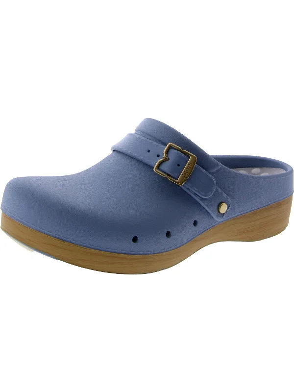 Feel Chill Womens Cushioned Footbed Slip On Clogs