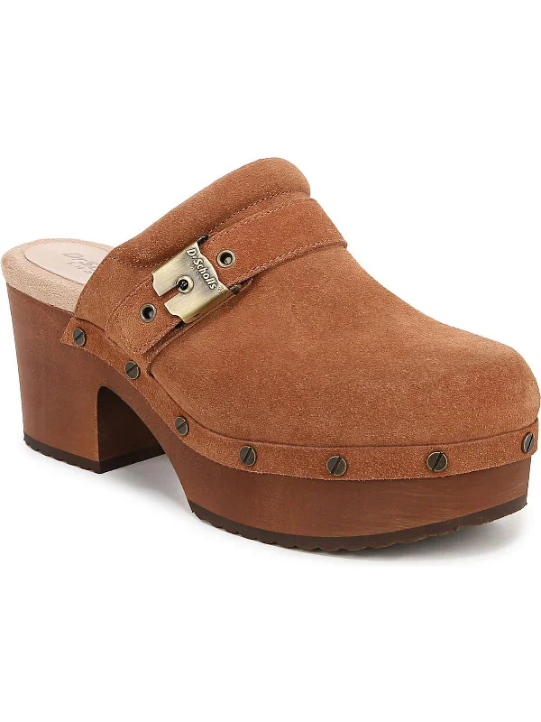 Original Joy Womens Suede Slip-On Clogs