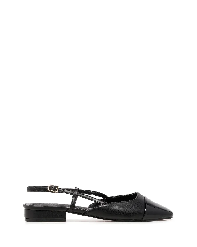 Selene Slingback Ballet Black