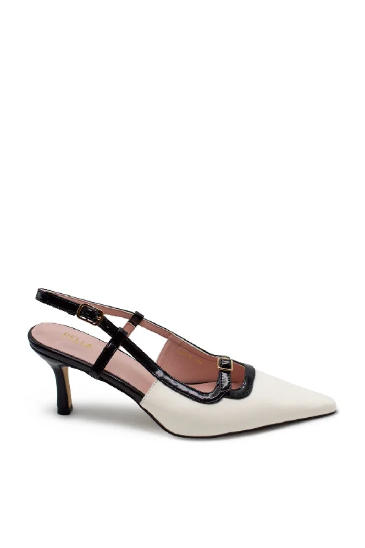 Sera Slingback Heel - White