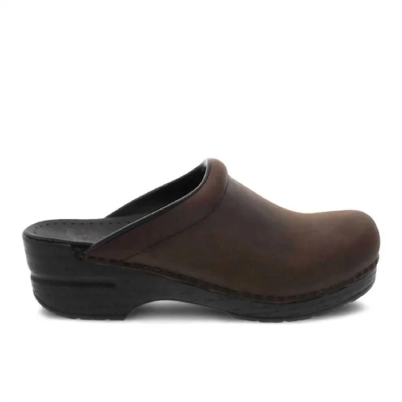 Women's Sonja Mule In Antique Brown/black